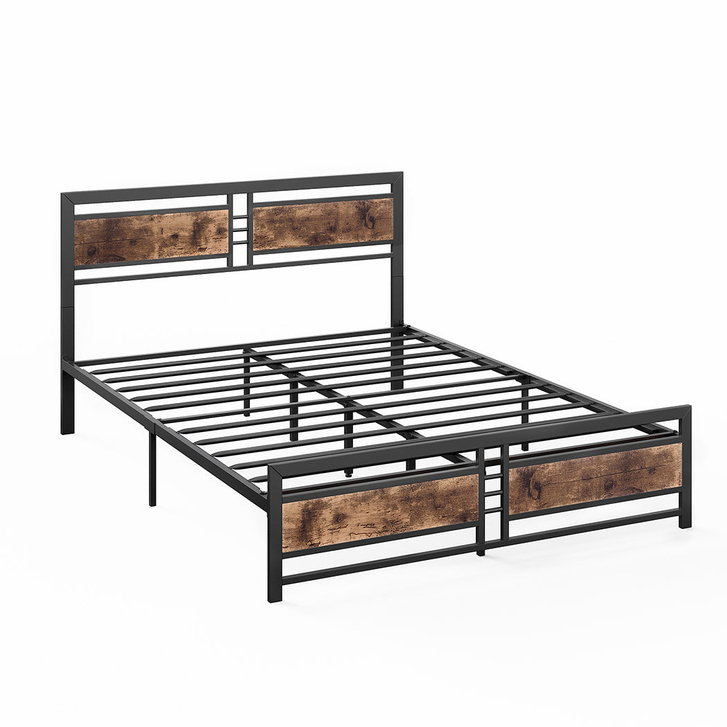 Levede Metal Bed Frame Queen Mattress-1864183189644382208
