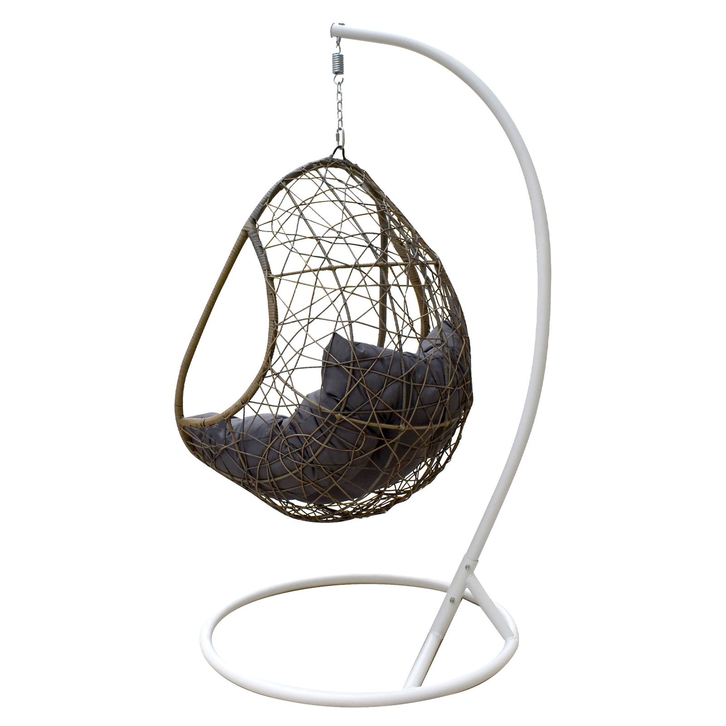 Arcadia Furniture Rocking Egg Chair - Oatmeal and Grey-1878615032561012740