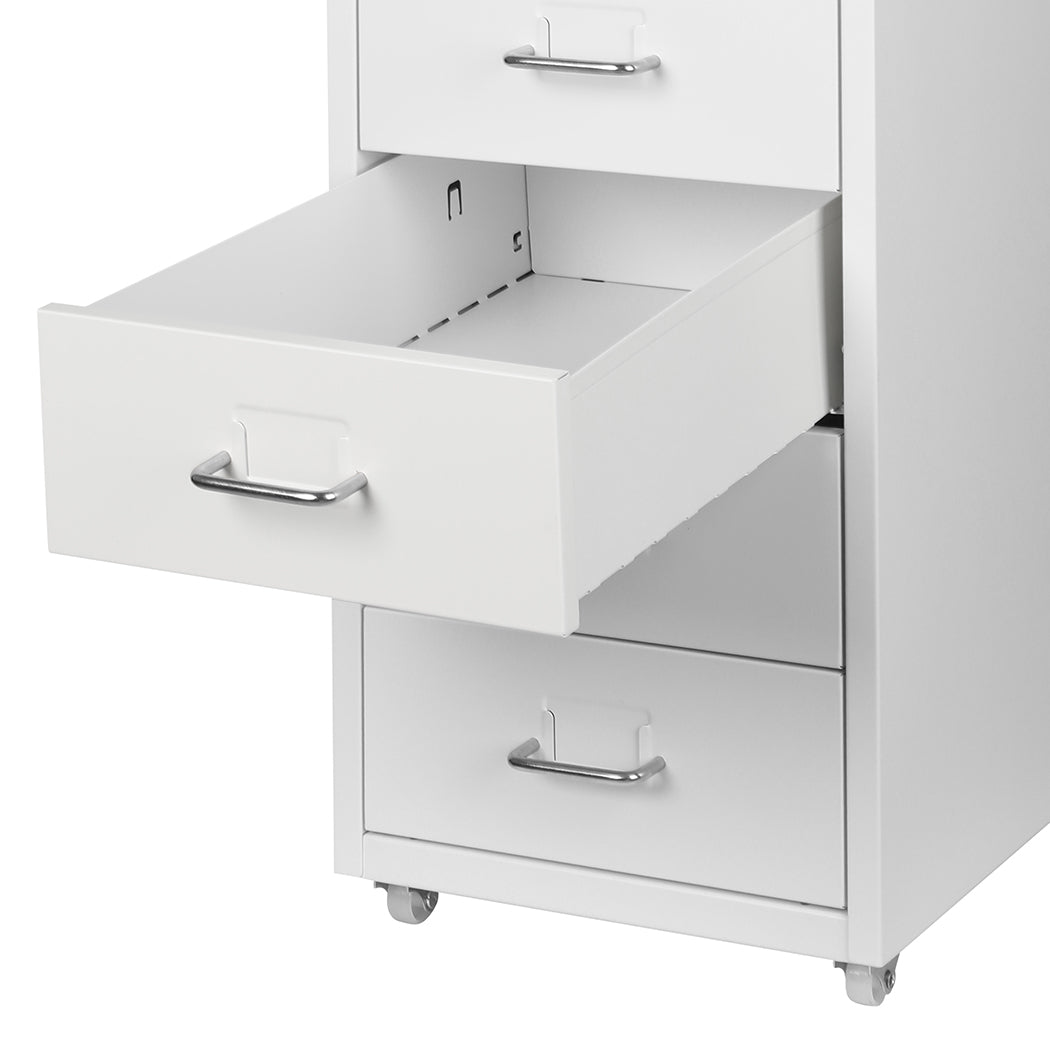 Levede 6 Drawer Office Cabinet Drawers White-1864184251344359429