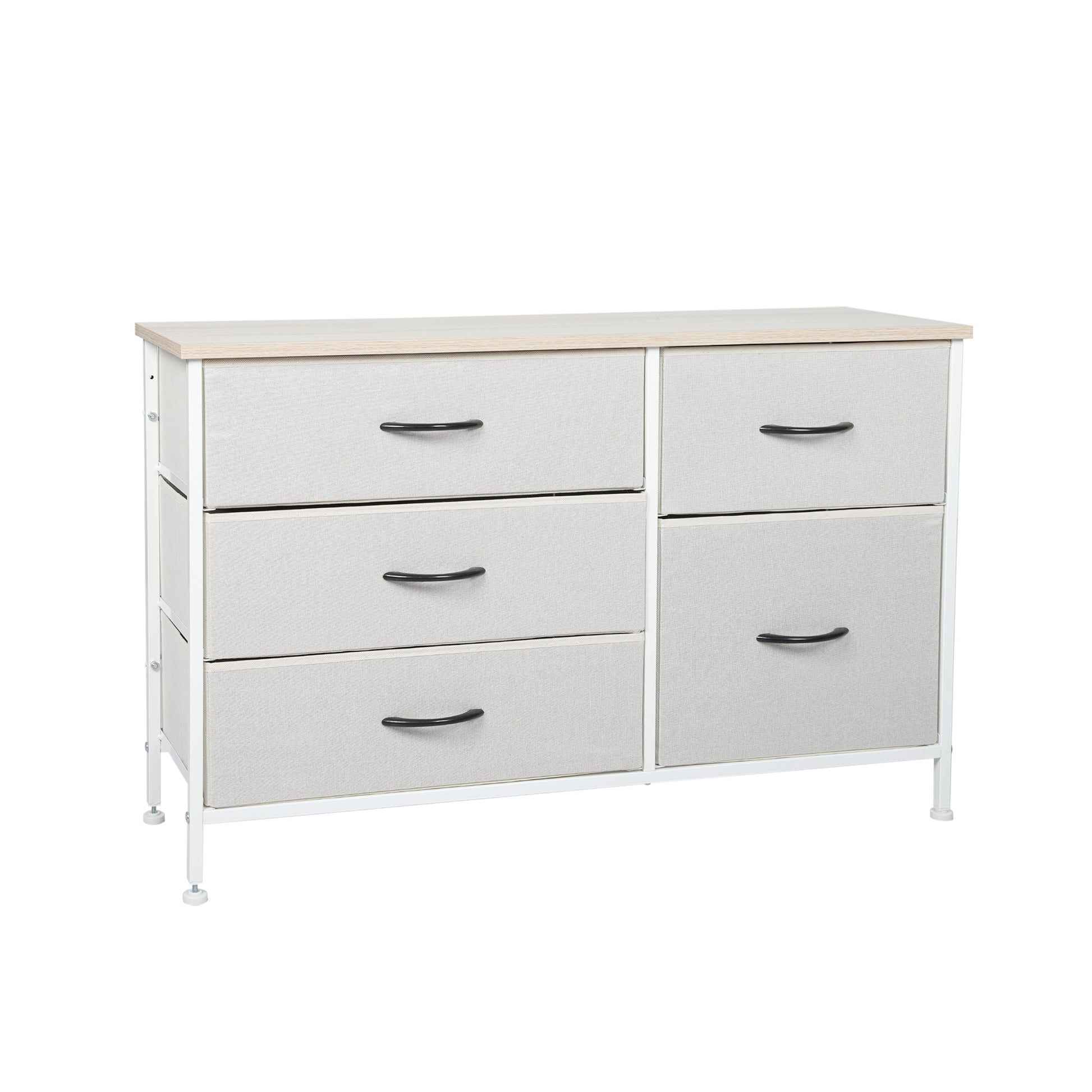 Levede Storage Cabinet Tower Chest of Beige-1864183284645367808