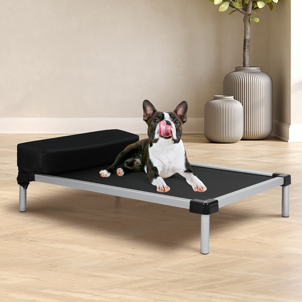 PaWz Pet Trampoline Aluminium Frame M Black Medium-1864184558489047046