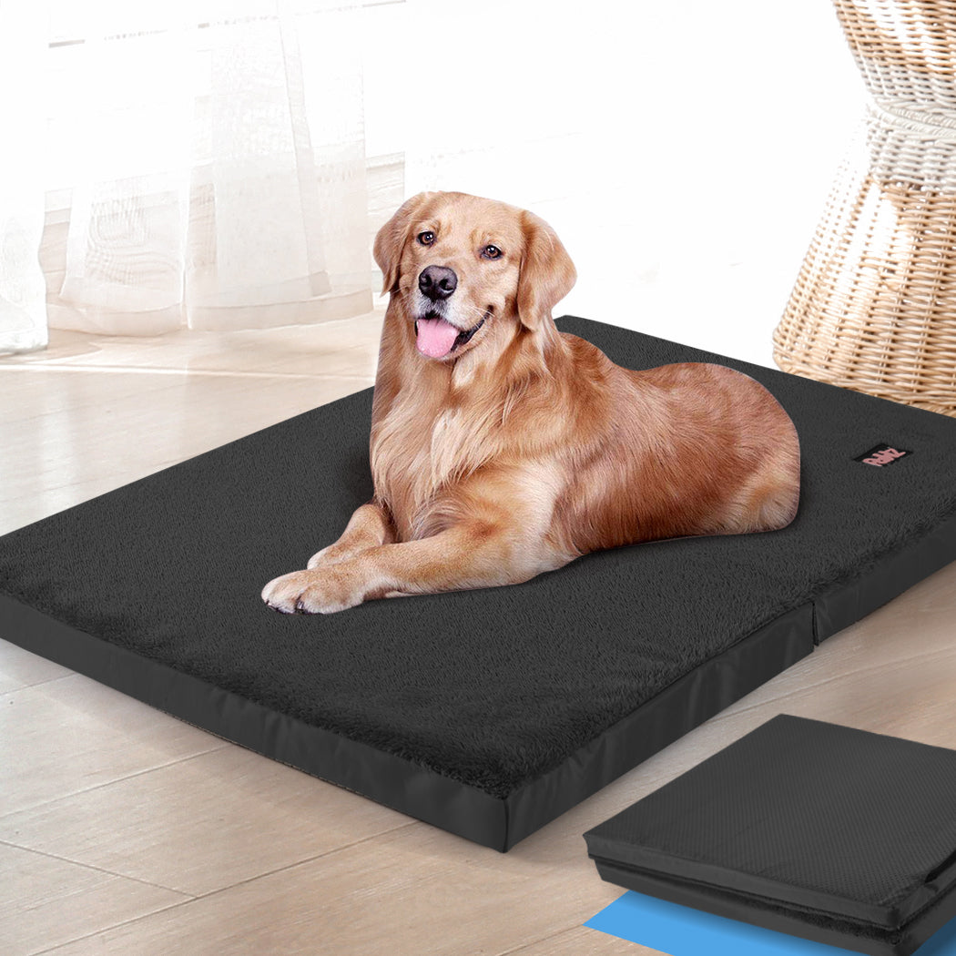 PaWz Pet Bed Foldable Dog Puppy Beds Black X-Large-1864184306914693126