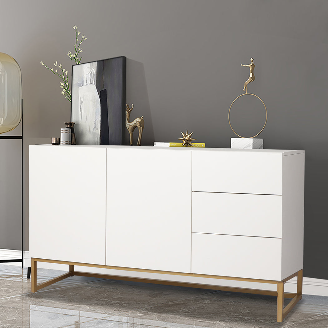 Levede Buffet Sideboard Storage Cabinet White-1864183281268953094