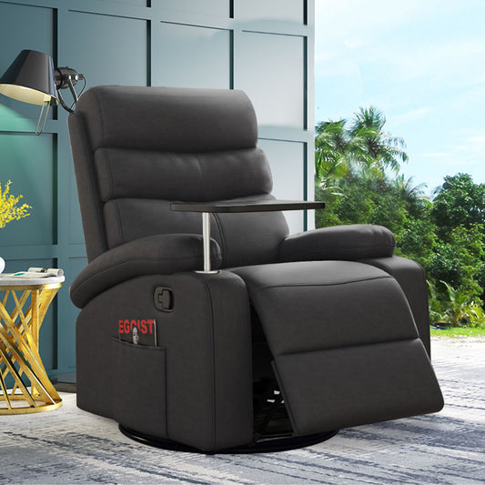 Levede Massage Chair Recliner 360 Swivel Black-1864184460451385350