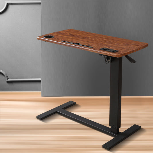 Levede Standing Desk Height Adjustable Brown-1864183343168491526