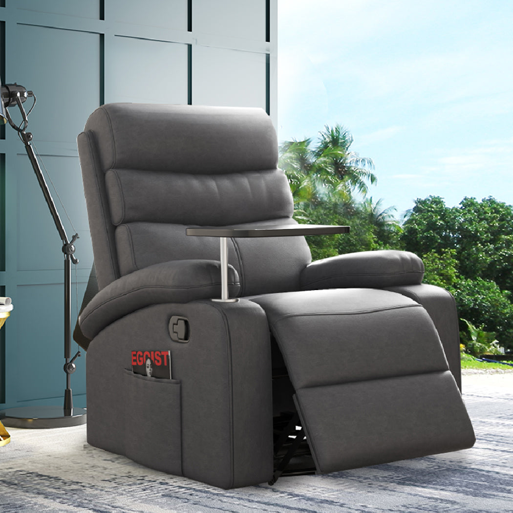 Levede Massage Chair Recliner Chairs Grey-1864184460585603078