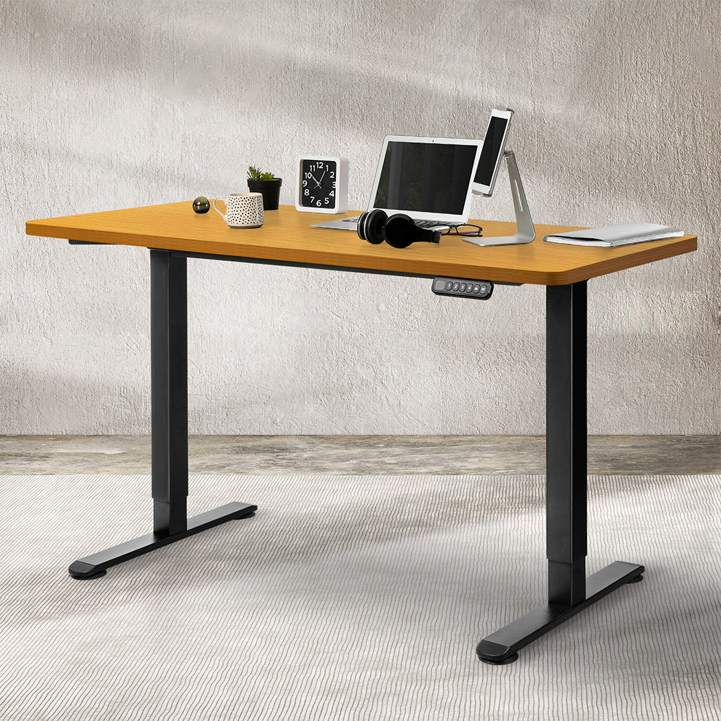 Levede Motorised Standing Desk Adjustable 120cm Natural 800x 1.5MM-1864183326202531847
