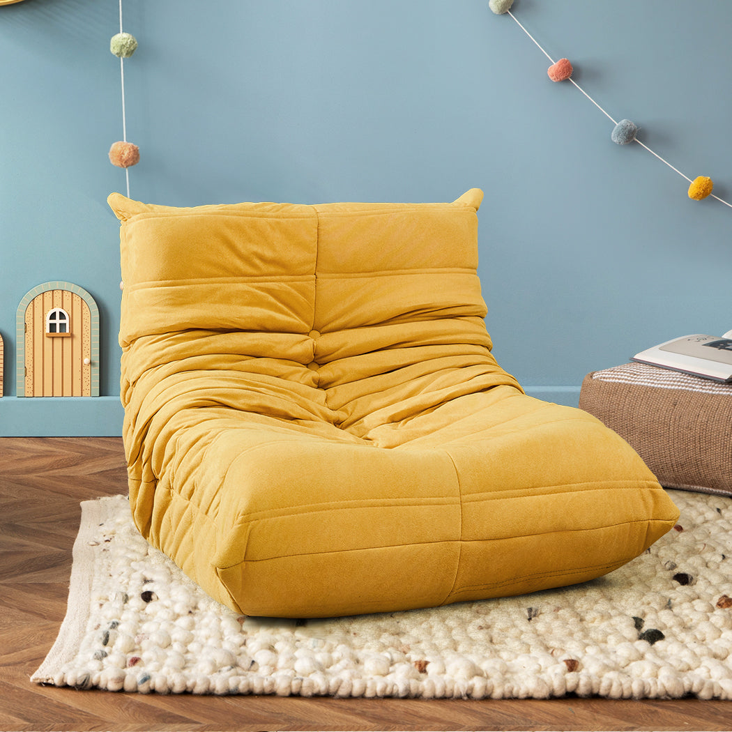 Levede Kids Floor Chair Foam Sofa Replica Single Lazy Recliner Children Couch-1864184586498609159