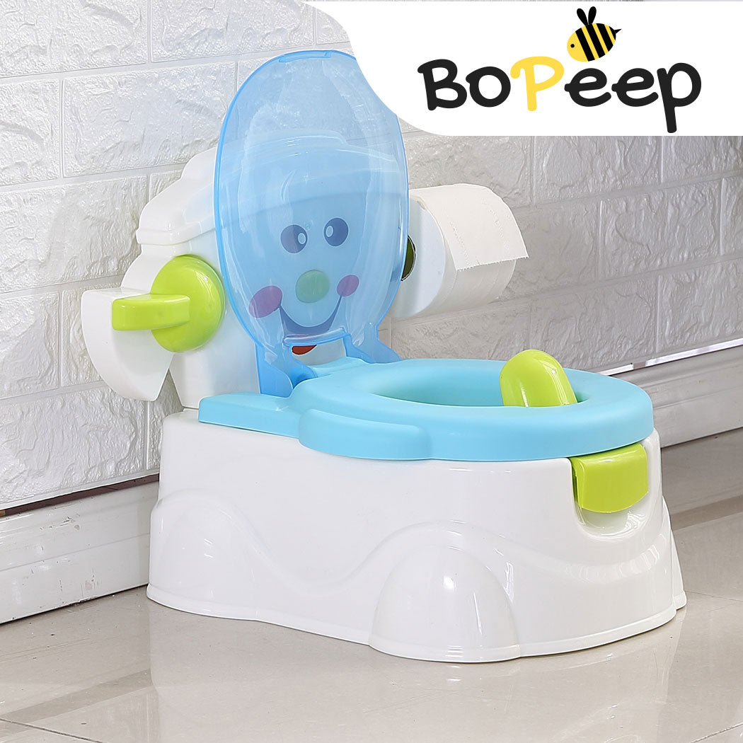 BoPeep Kids Potty Trainer Seat Safety Blue-1864184253579923463