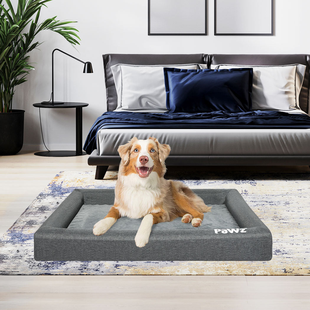 PaWz Memory Foam Pet Bed Calming Dog L Large-1864184545683836935