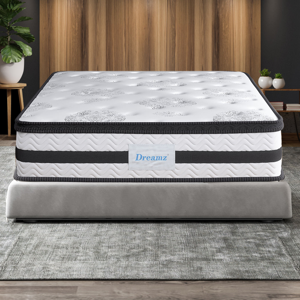 Dreamz Spring Mattress Bed Pocket Egg Queen-1864184412242055175