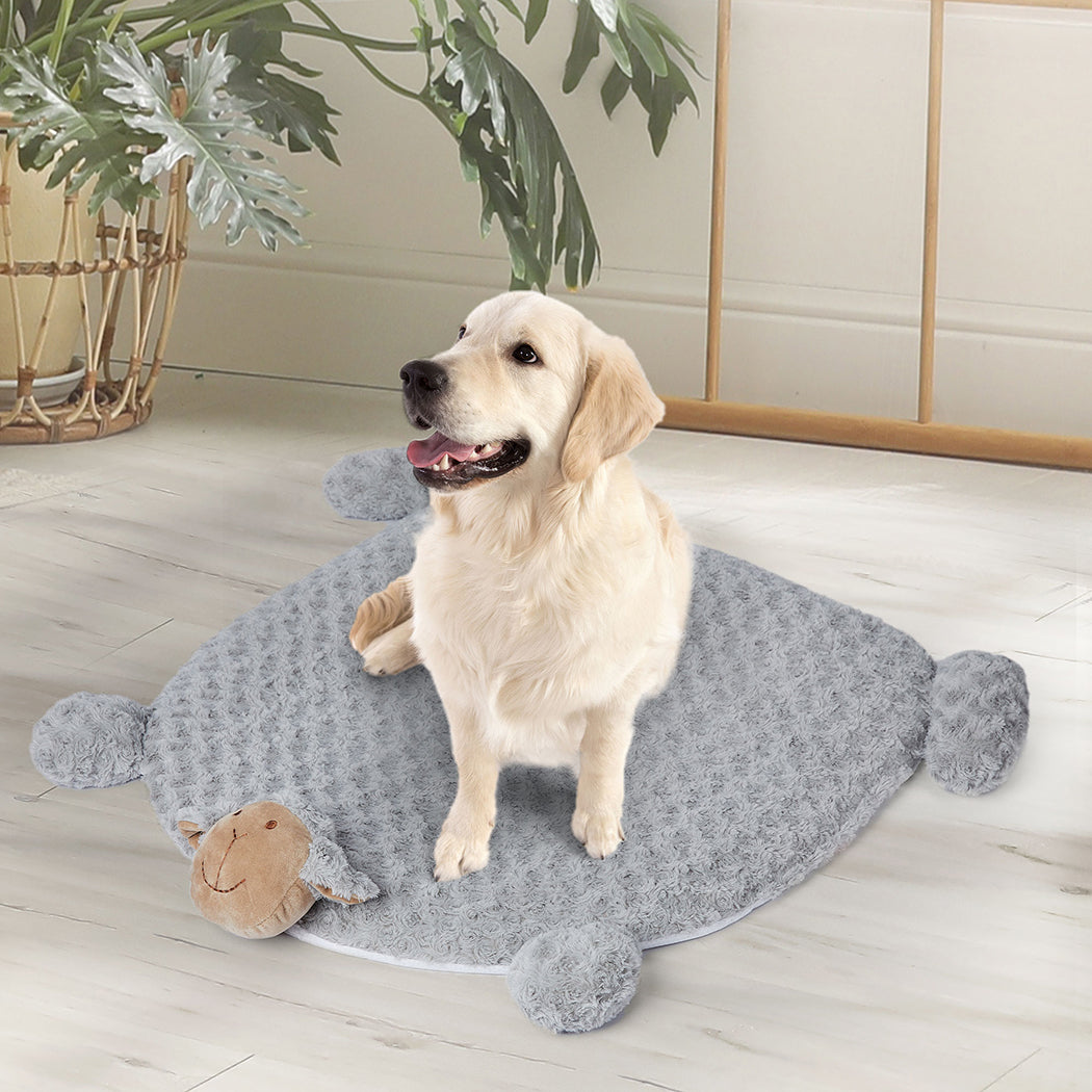 PaWz Pet Bed Cat Calming Bed Dog Squeaky M Grey Medium-1864184506454511623