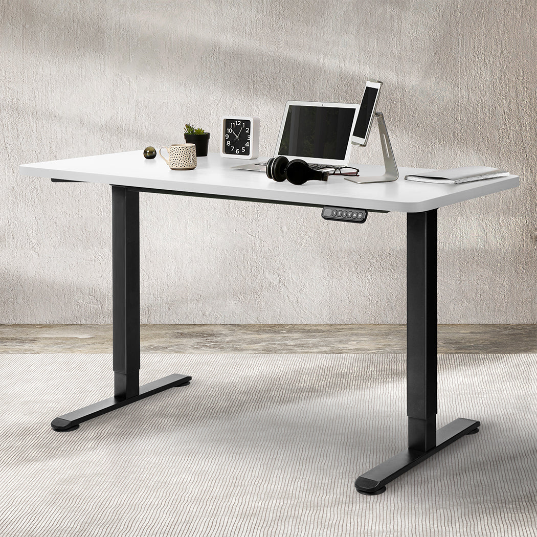 Levede Motorised Standing Desk Adjustable 120cm White 800x 1.5MM-1864183326483550215
