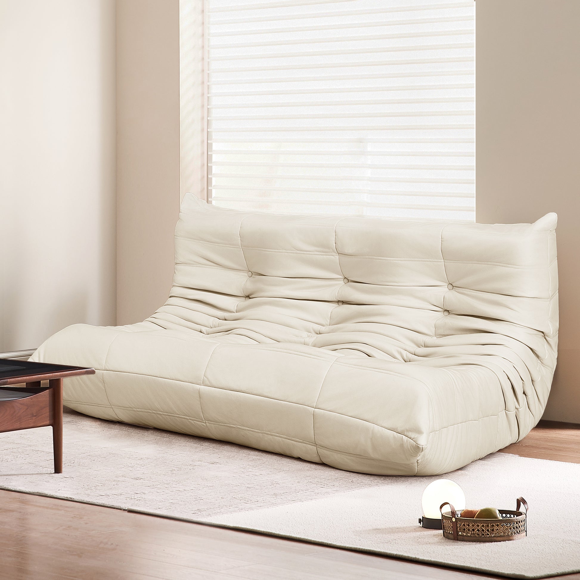 Levede 3 Seaters Floor Sofa Caterpillar Lounge-1864184585642971143