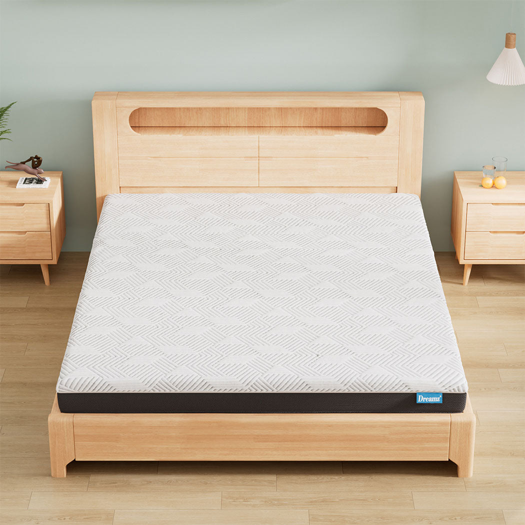 Dreamz Queen Mattress Gel Memory Foam Cooling Breathable 15cm Medium Firm-1869883052994465799