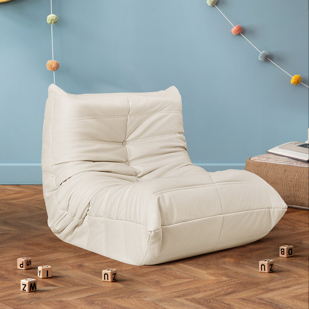 Levede Kids Floor Chair Foam Sofa Replica Single Lazy Recliner Children Couch-1864184586364391431