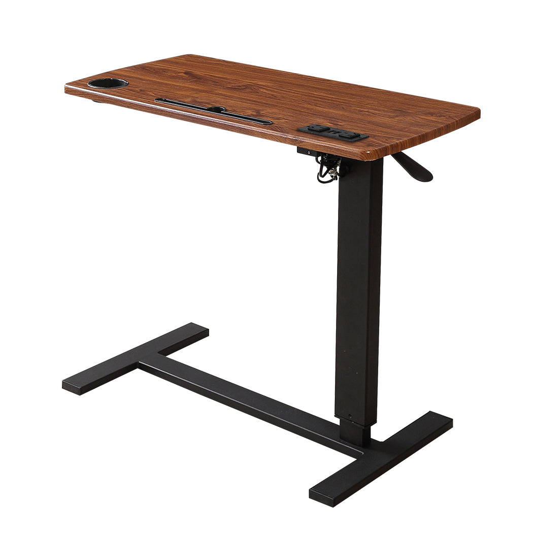 Levede Standing Desk Height Adjustable Brown-1864183343168491520