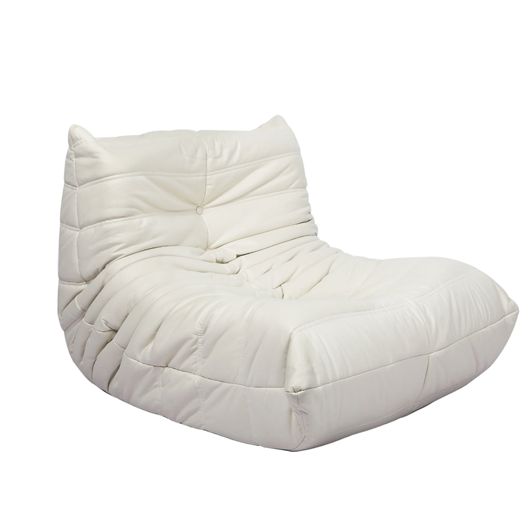 Levede Floor Chair Caterpillar Sofa Beige-1864184585781383168