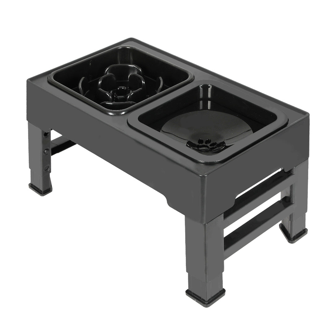 PaWz Elevated Pet Feeder 4 Height Adjustable-1864184545402818560