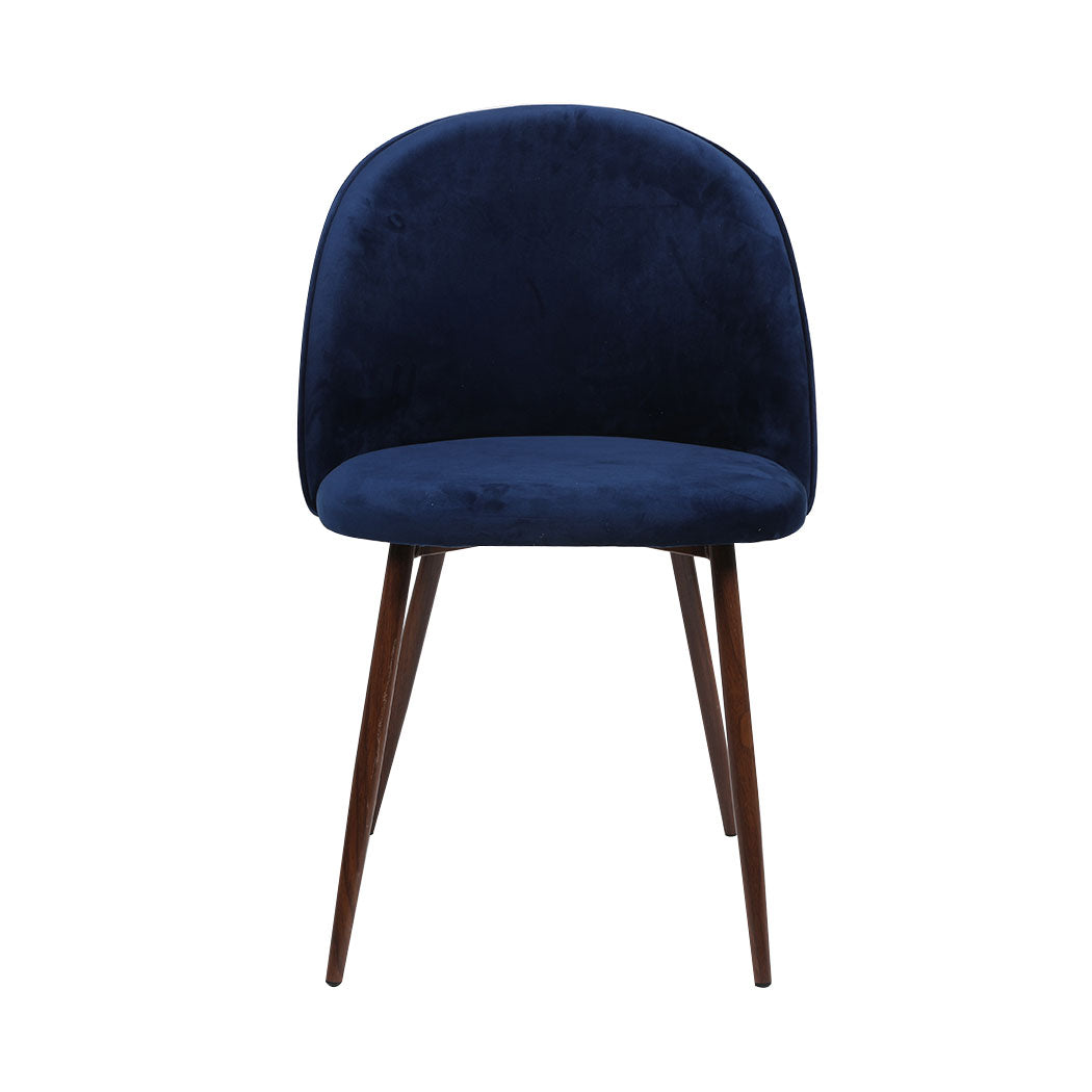 Levede 2x Dining Chairs Seat French Navy-1864183273765343233