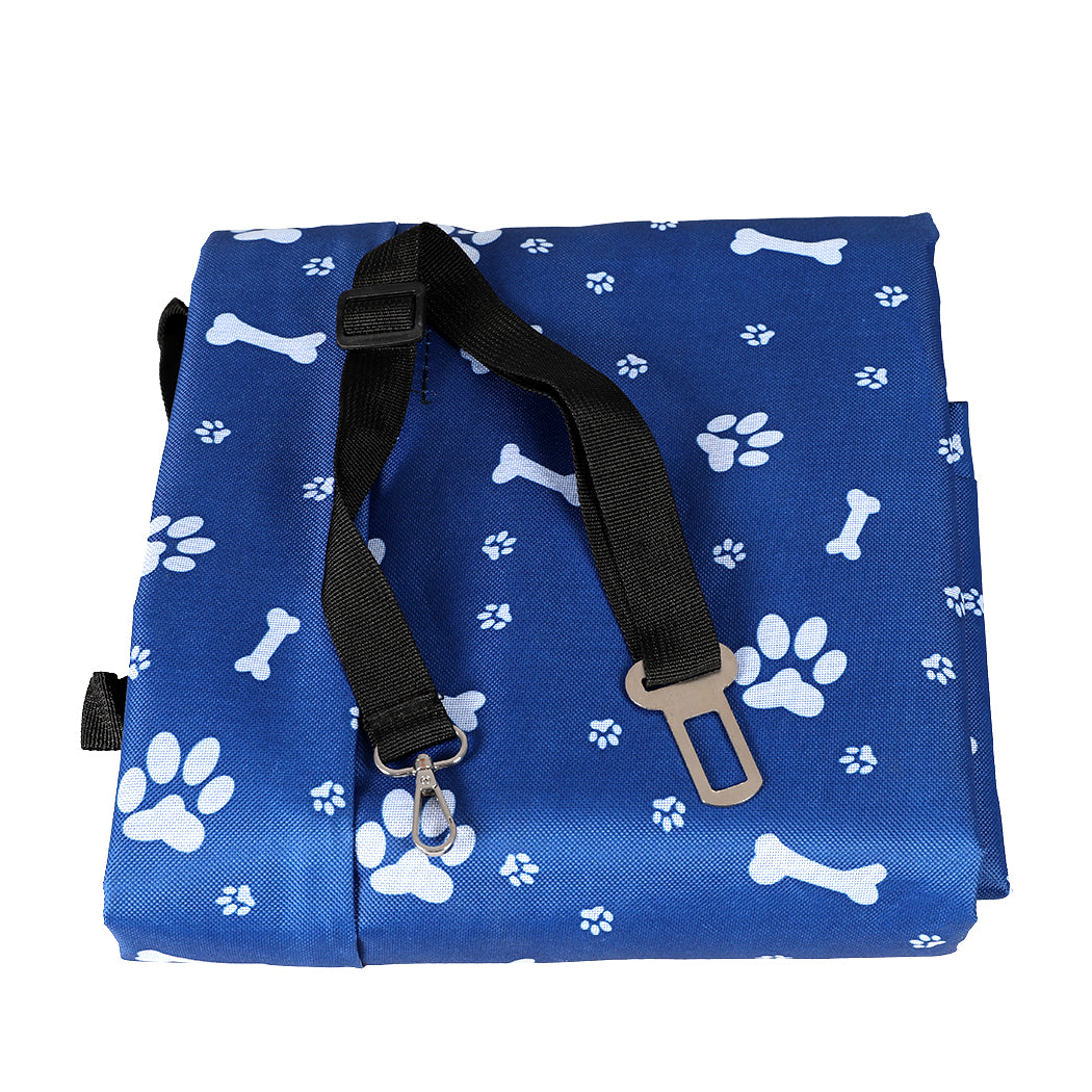 PaWz Pet Back Car Seat Cover Hammock Blue-1864184519150669825