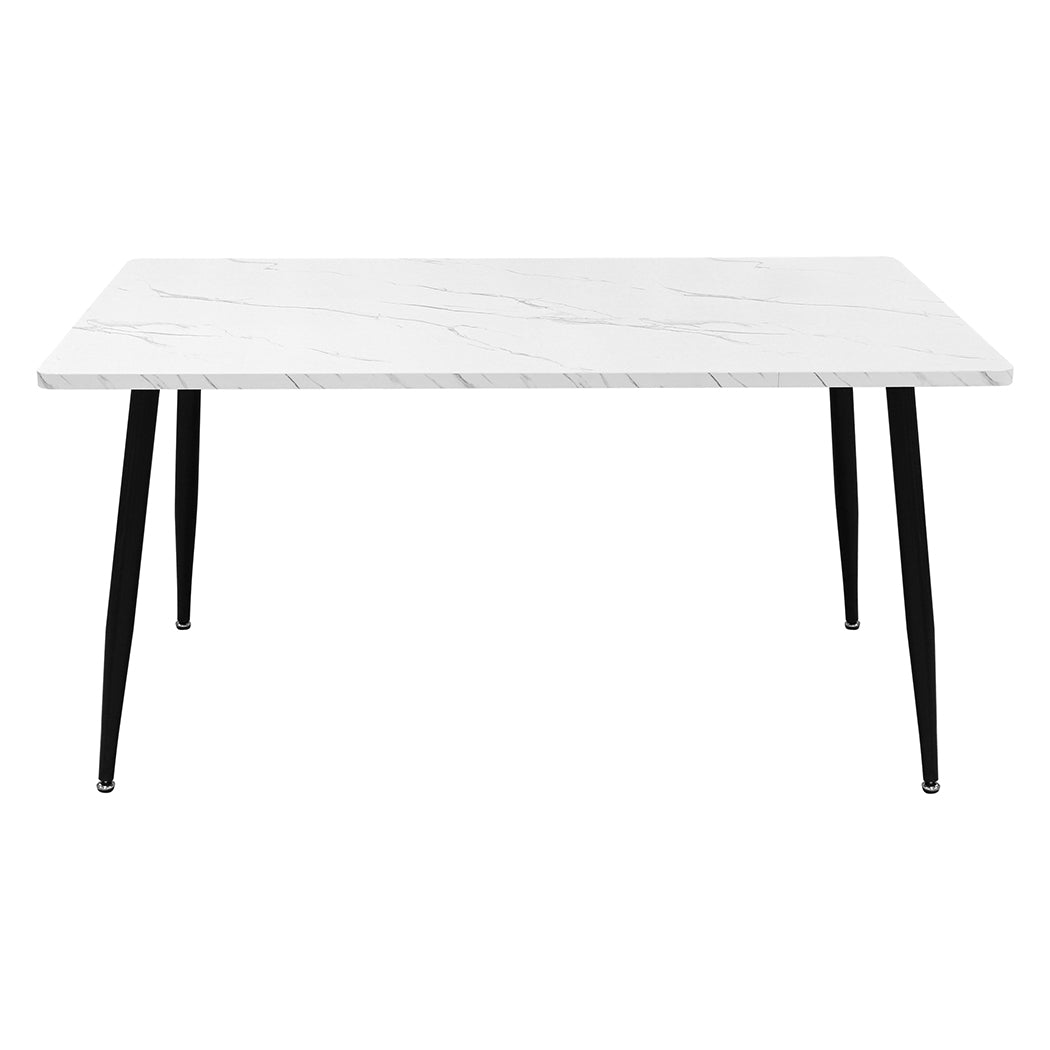 Levede Steel Dining Table 4-6 Seater 150cm-1869883063362785281