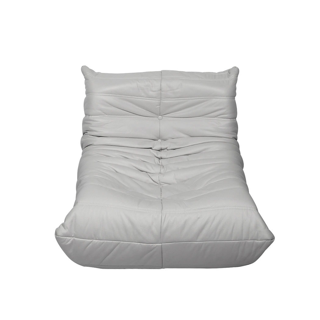 Levede Floor Chair Caterpillar Sofa Grey-1864184586221785089