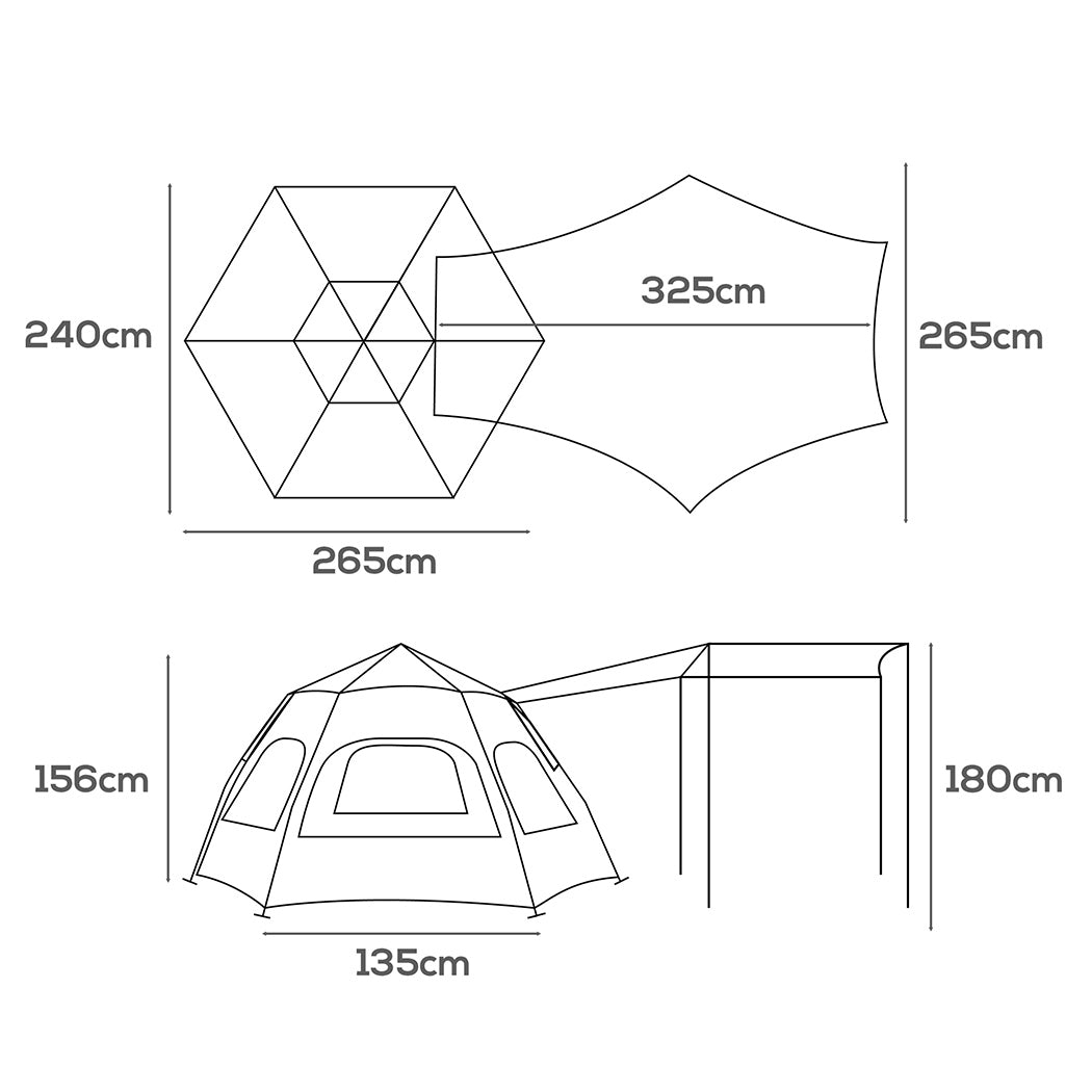 Mountview Instant Tent Pop up Camping-1864184692530614274
