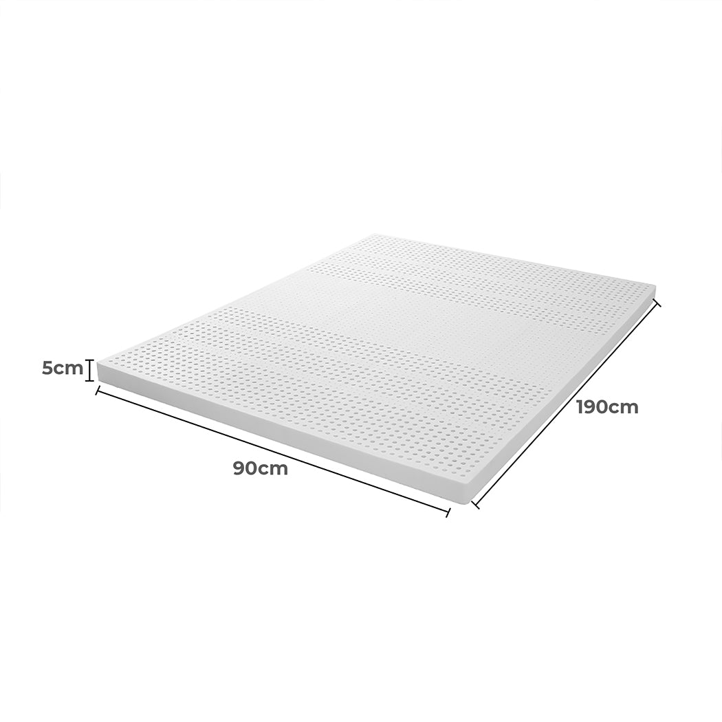 Dreamz Latex Mattress Topper Single-1864184430667632642