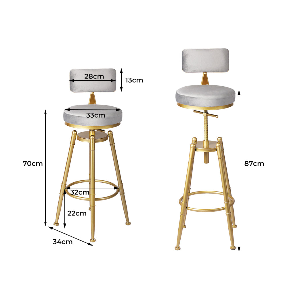 Levede 1x Bar Stools Kitchen Stool Chair-1871349372768358402