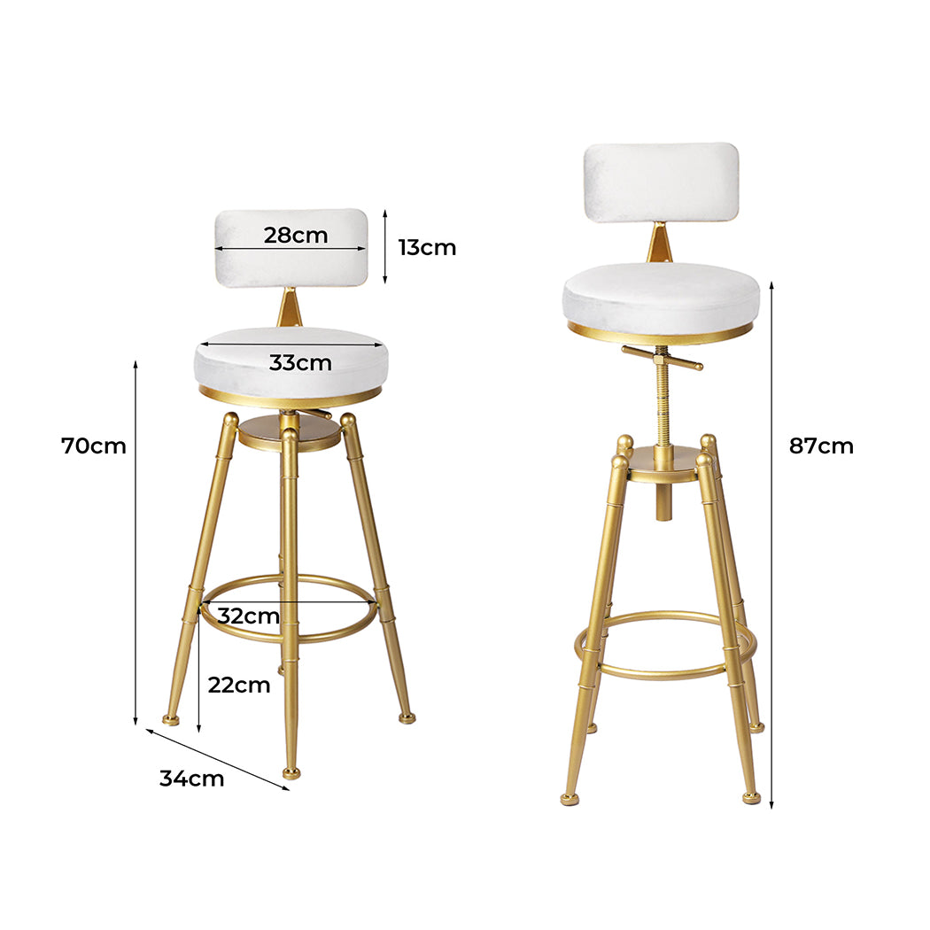 Levede 1x Bar Stools Kitchen Stool Chair-1871349372952907778
