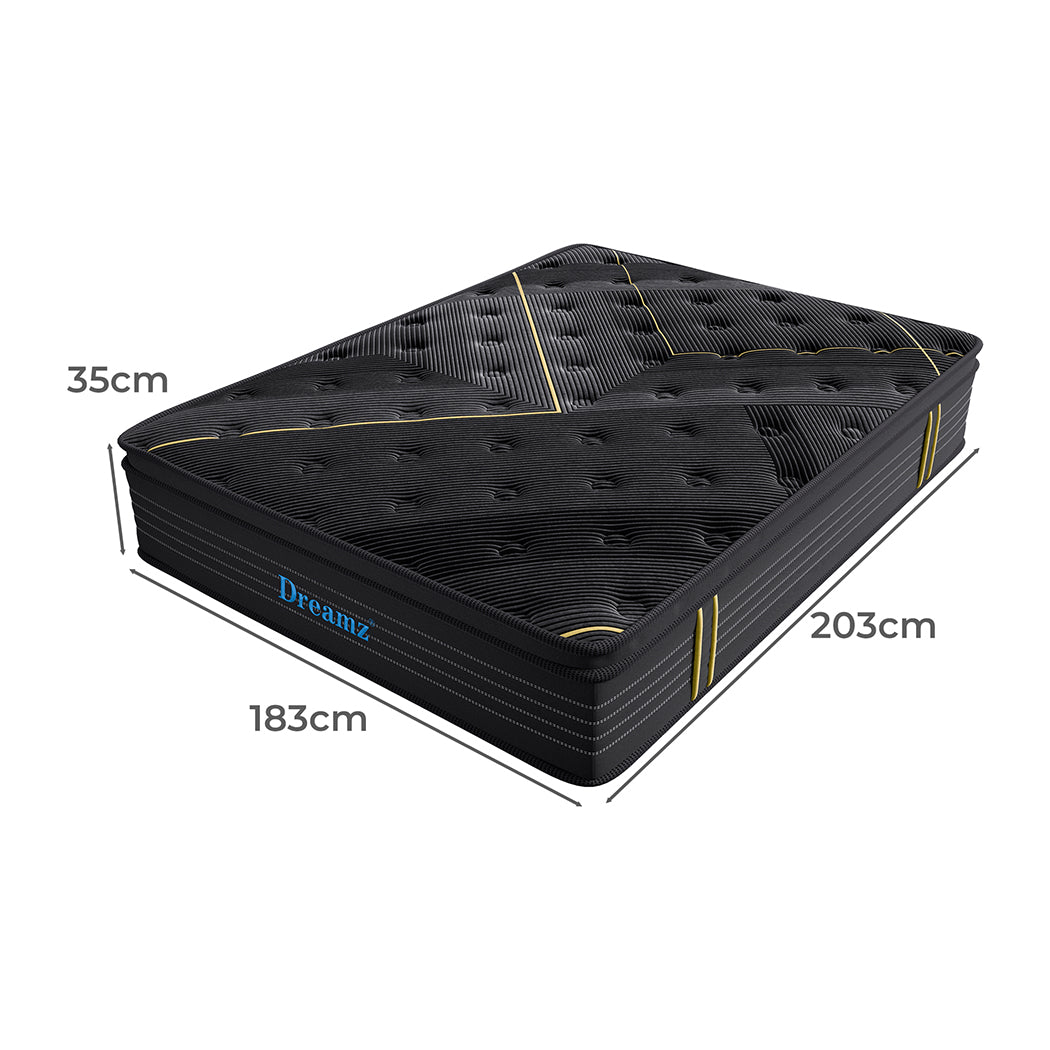 Dreamz Spring Mattress Bamboo Euro Top King-1864184421960257538