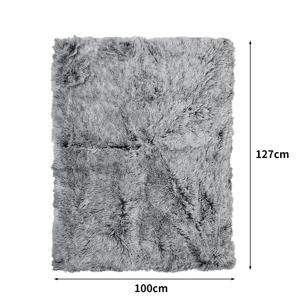 PaWz Dog Blanket Pet Cat Mat Puppy Warm Charcoal-1864184528017428482