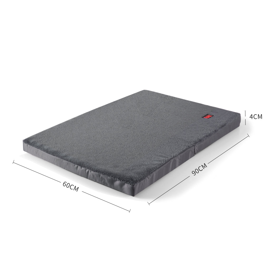 PaWz Pet Bed Foldable Dog Puppy Beds Grey Large-1864184306482679810