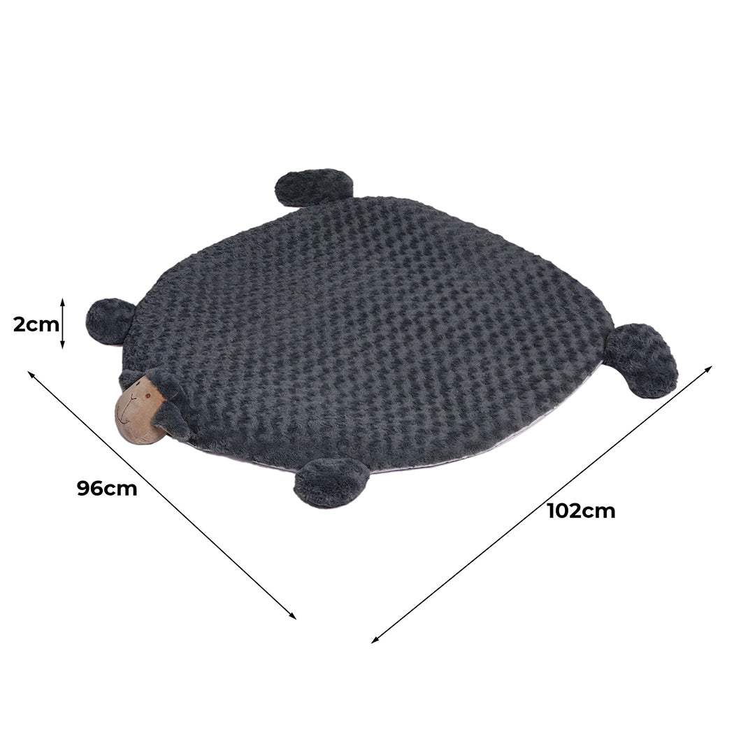 PaWz Pet Bed Cat Calming Beds Dog Squeaky L Charcoal Large-1864184505699536898