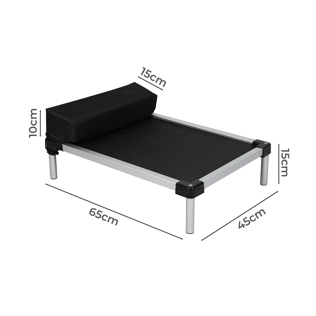 PaWz Pet Trampoline Aluminium Frame M Black Medium-1864184558489047042