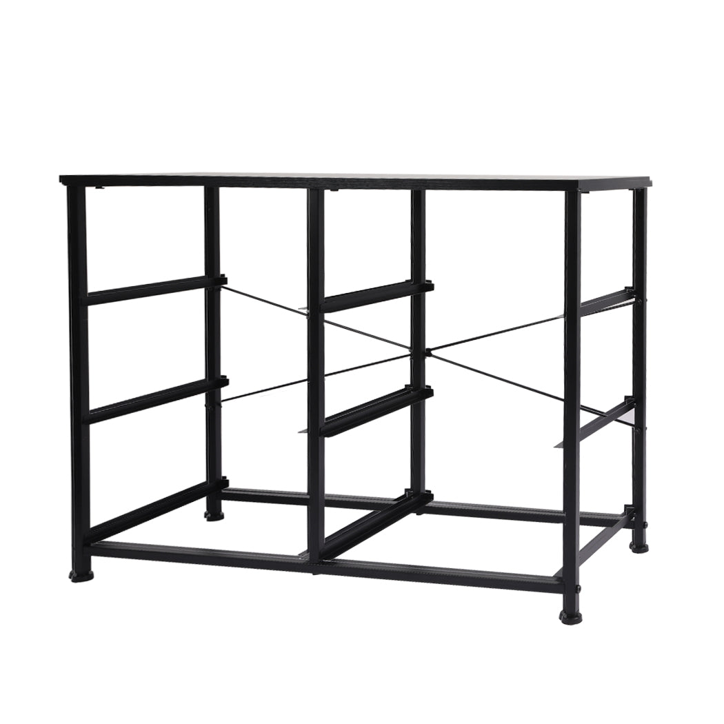 Levede Storage Cabinet Tower Chest Dark Grey-1864183275535339523