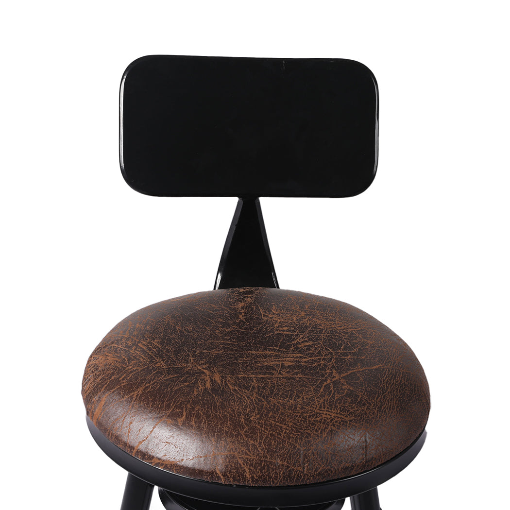 Levede 1x Industrial Bar Stools Kitchen-1864183225203691523