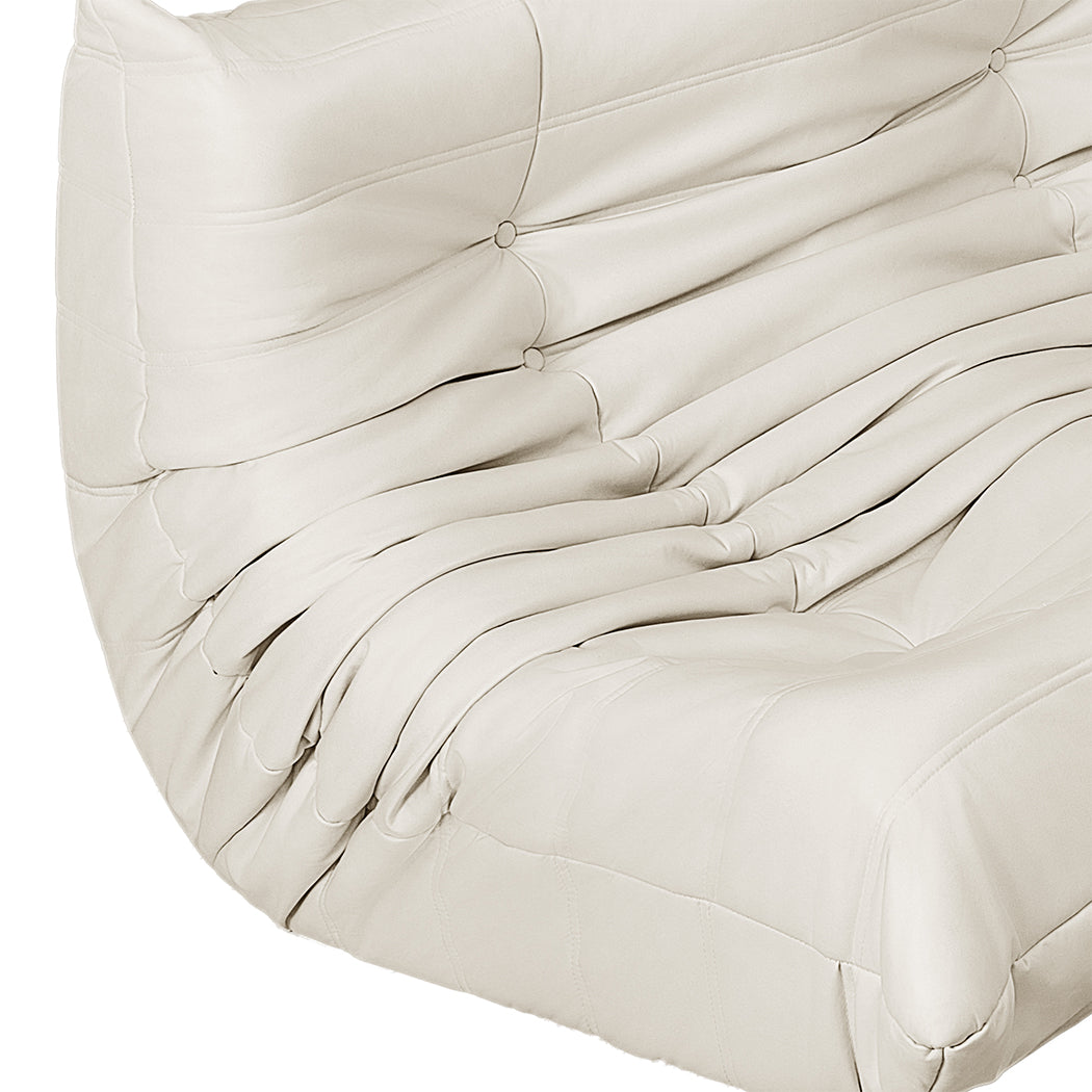 Levede 3 Seaters Floor Sofa Caterpillar Lounge-1864184585642971139