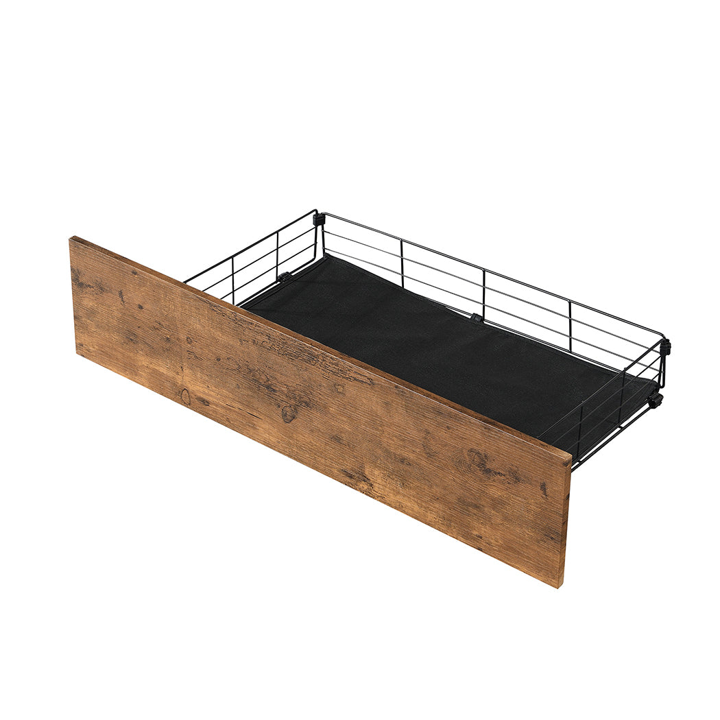 Levede Queen Bed Frame Soft Storage Drawers Headboard USB Charge-1864183200977391619