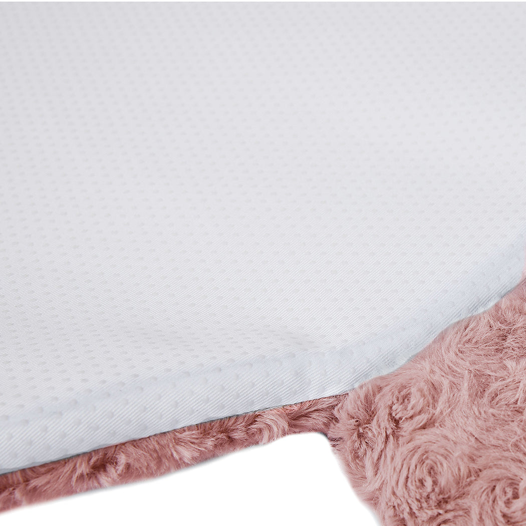 PaWz Pet Bed Cat Calming Beds Dog Squeaky L Pink Large-1864184505976360964