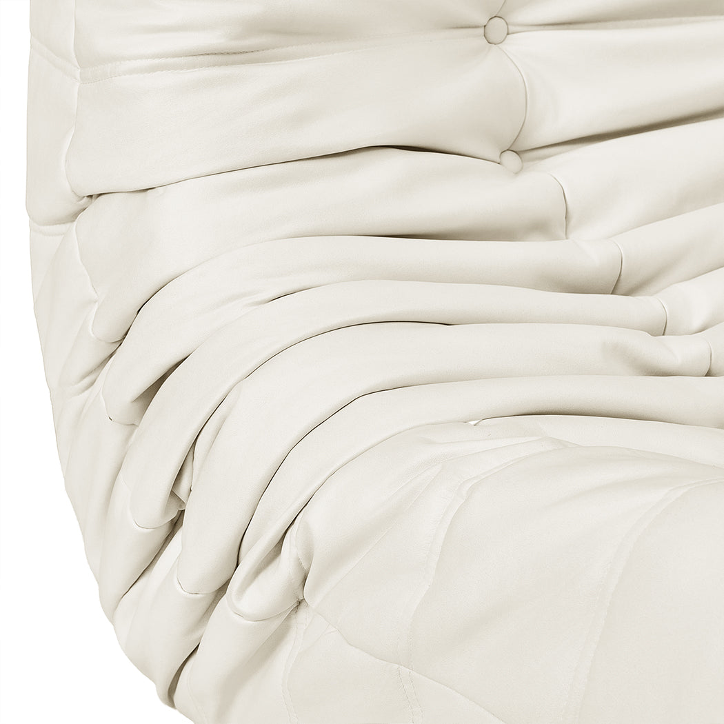 Levede Kids Floor Chair Foam Sofa Replica Single Lazy Recliner Children Couch-1864184586364391428