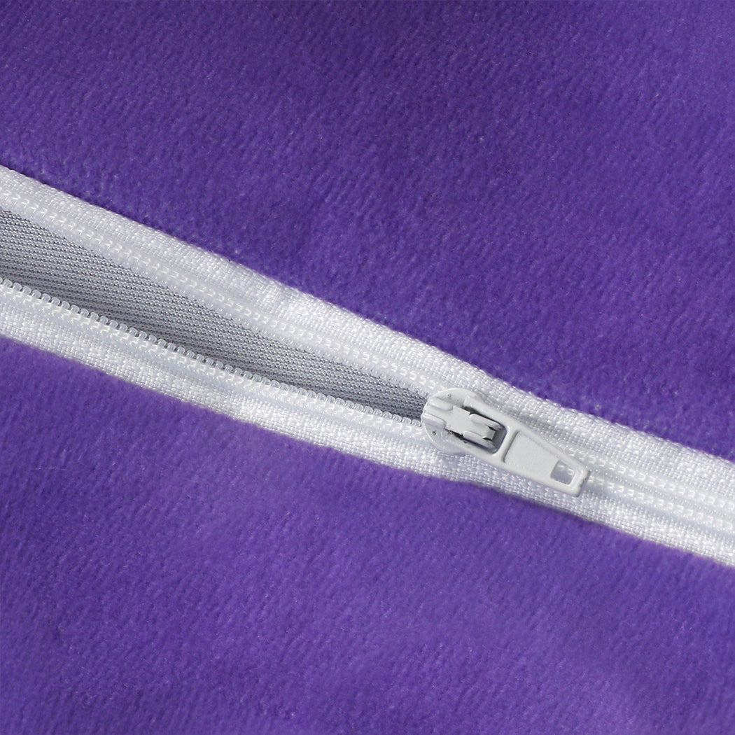 Dreamz Foldable Mattress Kids Pillow Purple Large-1864184488507084804