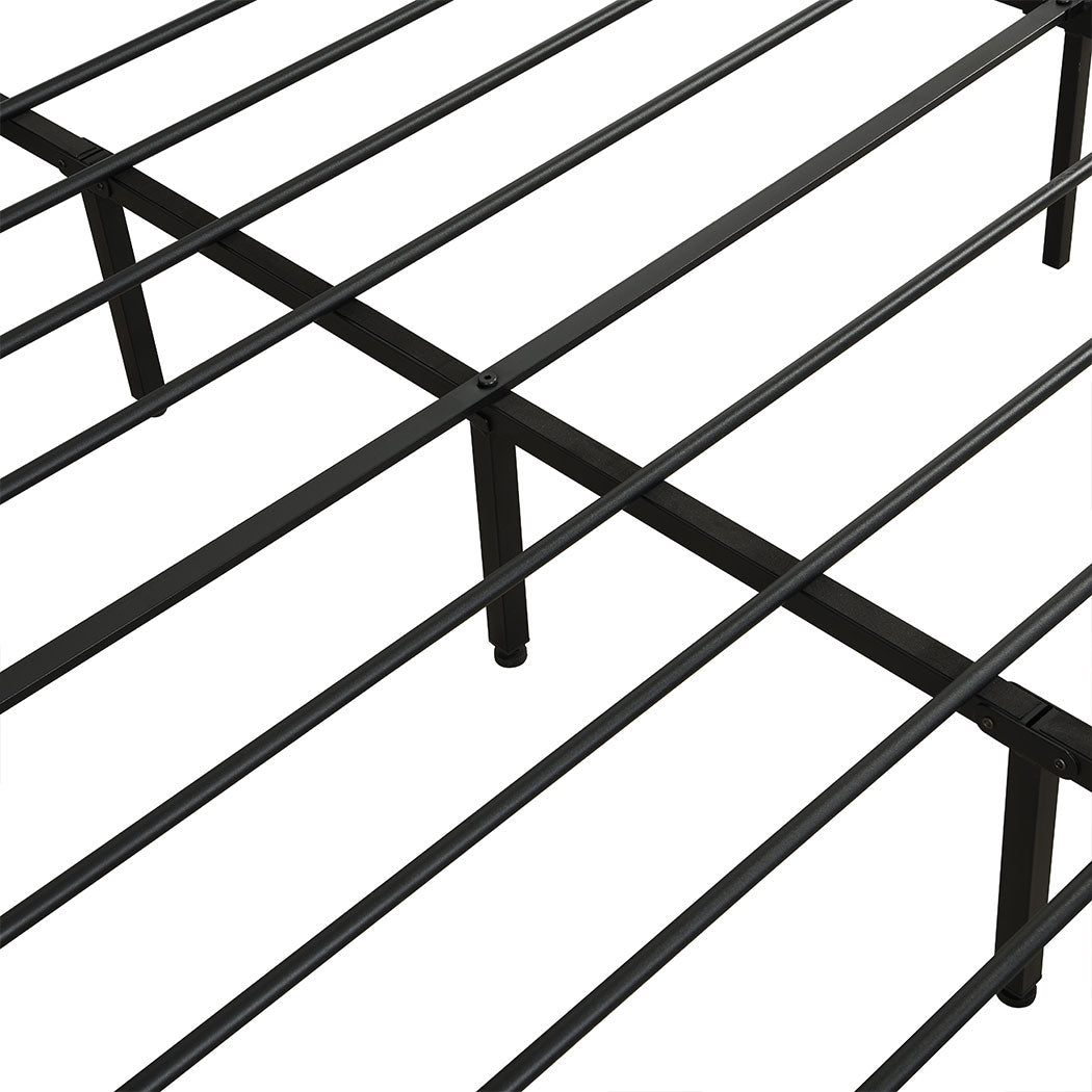 Levede Metal Bed Frame Queen Mattress-1864183189644382212