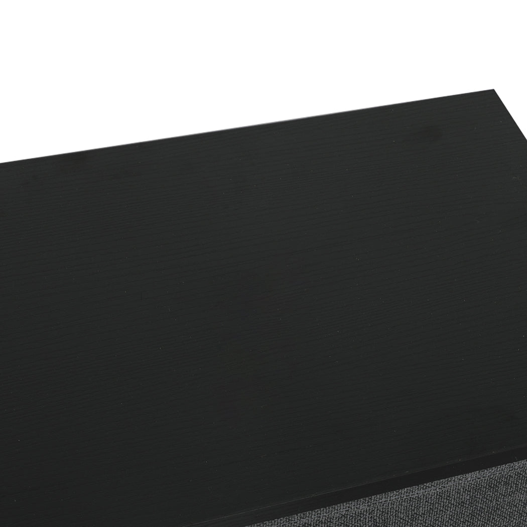 Levede Storage Cabinet Tower Chest Dark Grey-1864183284792168452