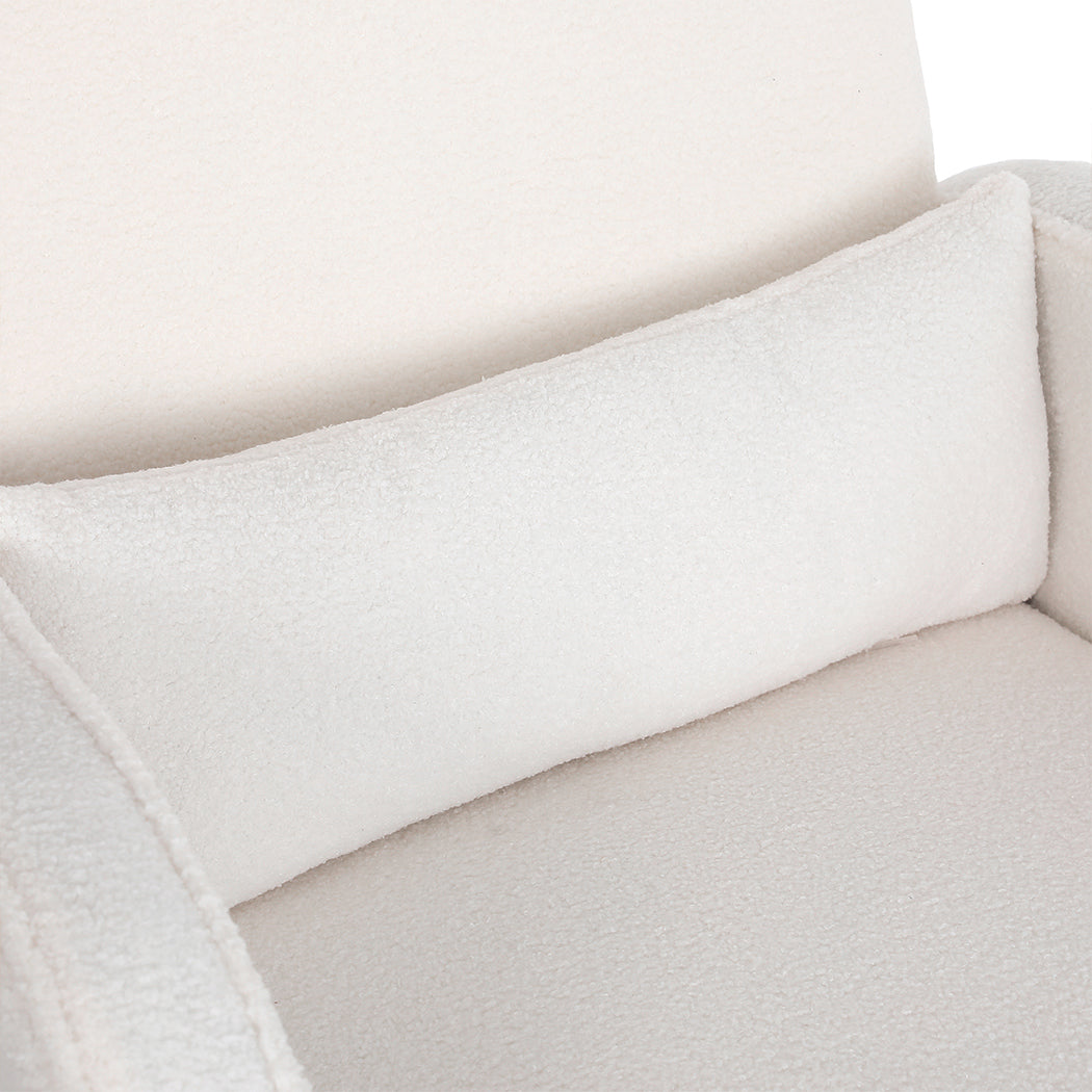 Levede Fleece Rocking Chair with footstool-1869883064247783429