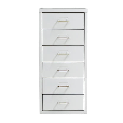 Levede 6 Drawer Office Cabinet Drawers White-1864184251344359425