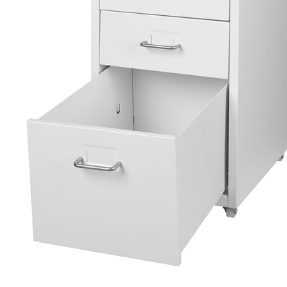 Levede 3 Drawer Office Drawers Cabinet White-1864184249813438469