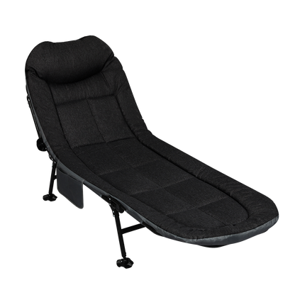 Levede Folding Camping Bed Camp Cots Black-1871349386718613512