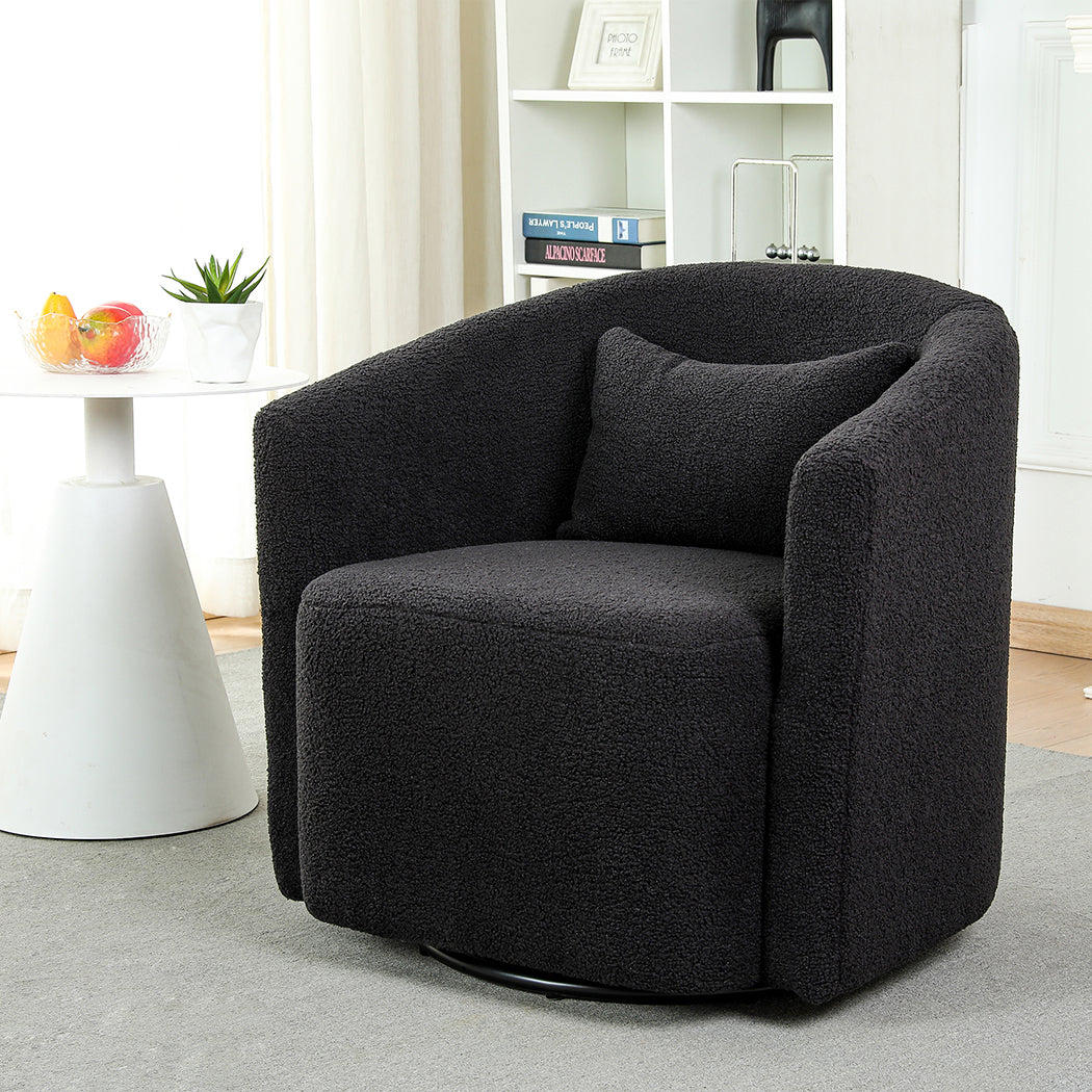 Levede Fleece Rocking Chair-1869883064642048006